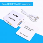 Конвертер з HDMI в VGA c додатковим живленням і звуком