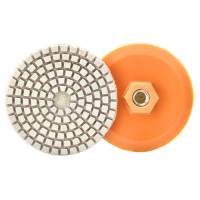 Диск алмазный полировочный 80x3.5мм 150грит M10 по камню для болгарки УШМ