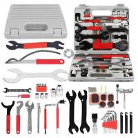 Набор для ремонта обслуживания велосипеда 44 предмета, в кейсе