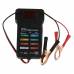 Тестер индикатор состояния автомобильного аккумулятора 12-24В с зажимами ЖК