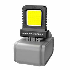 Світлодіодний ліхтар для акумулятора 20-21В Makita DeWalt, регульовані контакти Світлодіодний ліхтар для акумулятора 20-21В Makita DeWalt, регульовані контакти