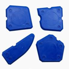 Набор из 4х резиновых шаблонов для разглаживания швов из силикона Набор из 4х резиновых шаблонов для разглаживания швов из силикона