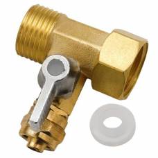 Кран-американка 1/2, тройник для подключения фильтра воды, сплав латуни Кран-американка 1/2, тройник для подключения фильтра воды, сплав латуни