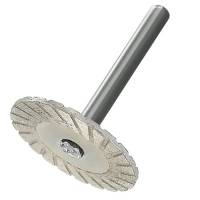  Диск алмазный 40мм для резки камня плитки гранита, хвостовик 6мм