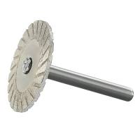  Диск алмазный 40мм для резки камня плитки гранита, хвостовик 6мм