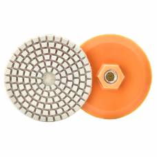 Диск алмазный полировочный 100x3.5мм 150грит M10 по камню для болгарки УШМ