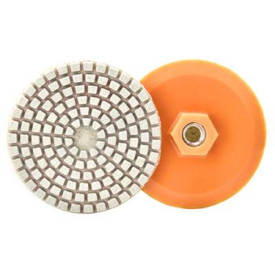 Диск алмазный полировочный 100x3.5мм 150грит M10 по камню для болгарки УШМ