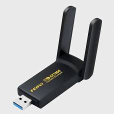 USB Wi-Fi сетевой адаптер 1800Мб, 802.11ax, 2 антенны, Fenvi FU-AX1800 USB Wi-Fi сетевой адаптер 1800Мб, 802.11ax, 2 антенны, Fenvi FU-AX1800