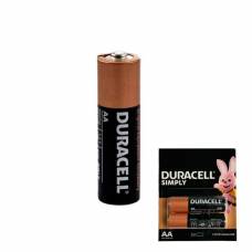 Батарейка AA LR6 Duracell Simply щелочная 1.5В