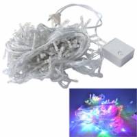 Гирлянда светодиодная новогодняя цветная 160 LED 16м