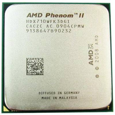 Процесор AMD Phenom II X3 710, 3 ядра 2.6ГГц, AM3