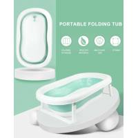 Складная детская ванночка, цвета синий, розовый и зеленый, модель S длина 76см.