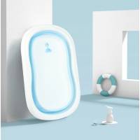 Складная детская ванночка, цвета синий, розовый и зеленый, модель S длина 76см.