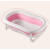 Складная детская ванночка, цвета синий, розовый и зеленый, модель S длина 76см.