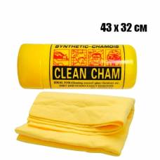 Тряпка салфетка в тубе для автомобиля 43х32см синтетическая Clean Cham