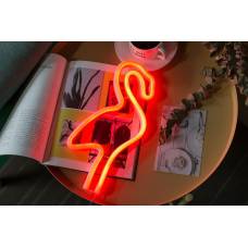 Неоновий світильник LED Lights flamingo Декоративна LED лампа фламінго для прикраси та дизайну інтер'єру нічник