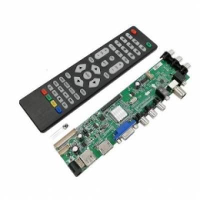 Универсальный контроллер ЖК матриц, скалер 3663, DVB-T2