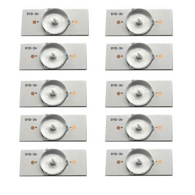 LED сегмент 10шт 3В для планки лампы подсветки ЖК телевизора