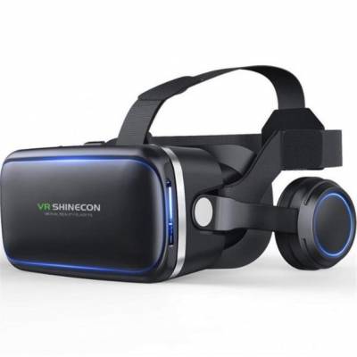 Компактные очки виртуальной реальности Shinecon VR SC-G04E с наушниками