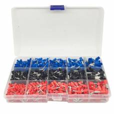 Набор клемм 1065шт кабельных наконечников, изолированных штыревых