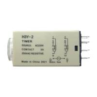 Реле времени, таймер H3Y-2, 0-5с 220В 5А на DIN-рейку