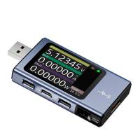 USB тестер тока, напряжения, емкости, Bluetooth, FNIRSI FNB58