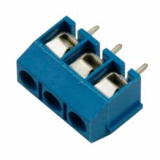 Клеммная колодка на 3 контакта, 10шт, шаг 5мм KF301-3P