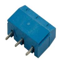 Клеммная колодка на 3 контакта, 10шт, шаг 5мм KF301-3P