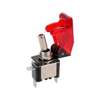 Переключатель, тумблер, выключатель питания 12В 20А LED, красный