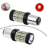 LED 1157 BAY15D P21 лампа в автомобиль, 144 SMD 2814, белый