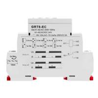 Реле времени таймер 0.1с-10дней AC220В DC24В 10A, GEYA GRT8-EC