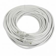 Патч-корд RJ45 17м, сетевой кабель UTP CAT5e 8P8C, LAN, белый Патч-корд RJ45 17м, сетевой кабель UTP CAT5e 8P8C, LAN, белый