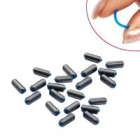 Грузило свинцовое 2г для рыбалки, 200шт, скользящий груз с кембриком