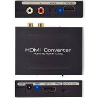 Экстрактор аудио, преобразователь HDMI, SPDIF, Toslink, RCA, тюльпан