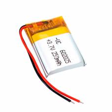 Акумулятор 602025 Li-pol 3.7В 250мАч для RC моделей GPS MP3 MP4