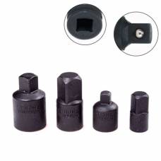 Набор переходников 4шт для торцевых головок воротков трещоток, 60HRC Набор переходников 4шт для торцевых головок воротков трещоток, 60HRC