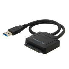 Переходник USB 3.0 - SATA 2.5/3.5 для жесткого диска HDD SSD до 5Гбит/с с БП Переходник USB 3.0 - SATA 2.5/3.5 для жесткого диска HDD SSD до 5Гбит/с с БП