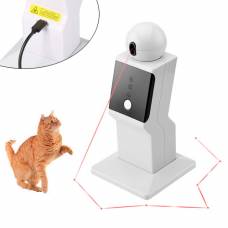 Лазерная игрушка указка для кошек котов, автоматический робот проектор, USB