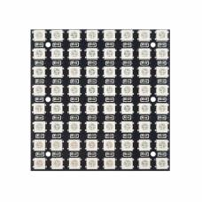 Матрица светодиодная WS2812B-64 8x8 RGB, адресная LED панель