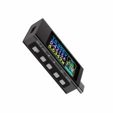 USB тестер тока напряжения мощности 4-30В 12А QC PD PPS, Type-C, KWS-X1