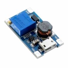 Преобразователь напряжения повышающий MT3608 2-24 на 5-28В MicroUSB