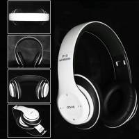 Навушники бездротові Bluetooth гарнітура P15 MicroSD FM