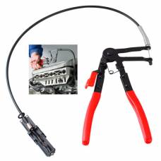 Съемник хомутов 18-54мм с гибким тросом 630мм, щипцы клещи тросиковые Съемник хомутов 18-54мм с гибким тросом 630мм, щипцы клещи тросиковые