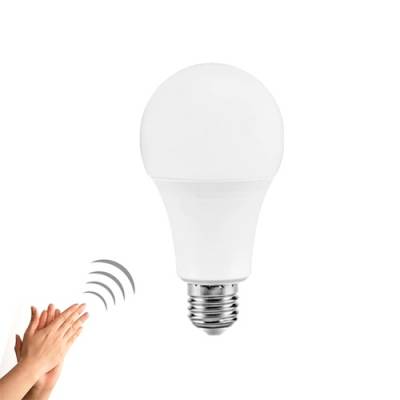 Лампа светодиодная с датчиком звука и освещенности E27, 9Вт LED