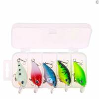 Набор из 5 воблеров приманок крэнков 4.7см 4г в коробке