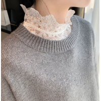 Кофта с кружевами прозрачная стиль 2020