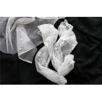 Носочки полупрозрачные с цветочным кружевом