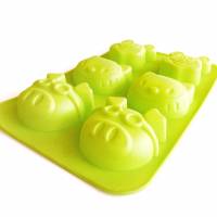 Силіконові формочки для тістечок, кексів, мафінів, капкейків, тортів, 26х17 см. свинка міккі кот