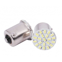 2x LED 1156 BA15S P21W лампа в автомобиль, 22 SMD