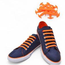 Ледачі шнурки силіконові для взуття, дитячі, пара